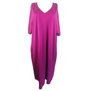 J. Jill Wearever Collection Berry Pockets Casual Athletic Women's Dress 2X